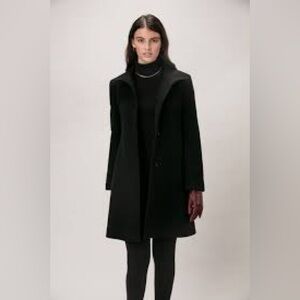 Tahari wool blend size 12 black coat